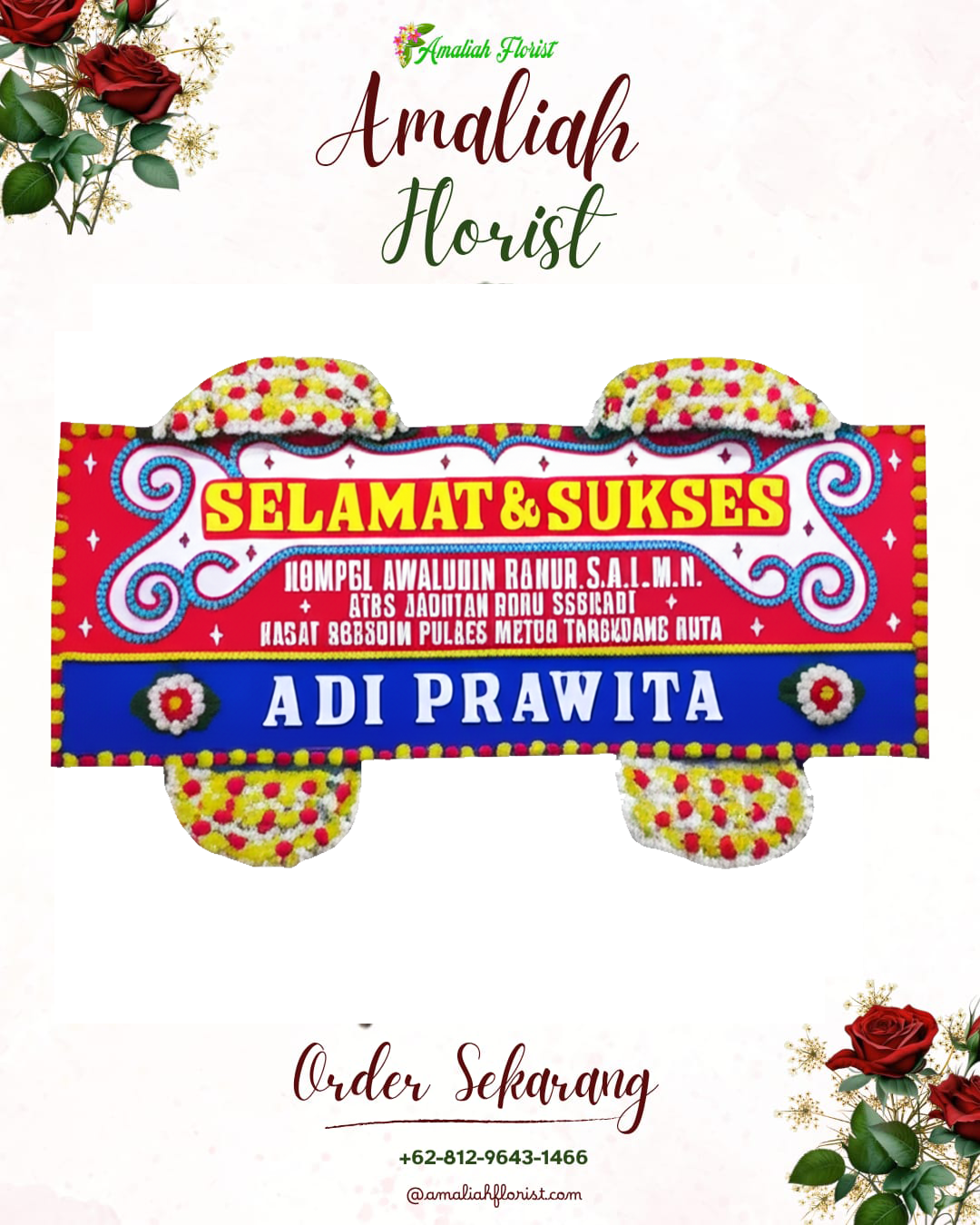 Papan Bunga Ucapan Selamat Karimun Jawa